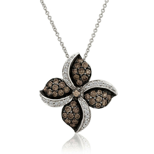 2 5/8 cts White Diamond Necklace in 14K White Gold by Le Vian