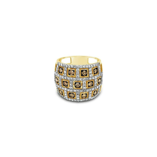 1 1/4 cts Chocolate Diamond Ring in 14K Yellow Gold by Le Vian