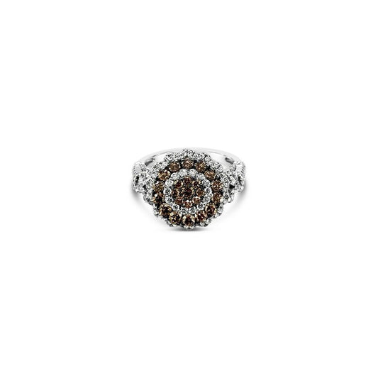1 1/2 cts White Diamond Ring in 14K White Gold by Le Vian