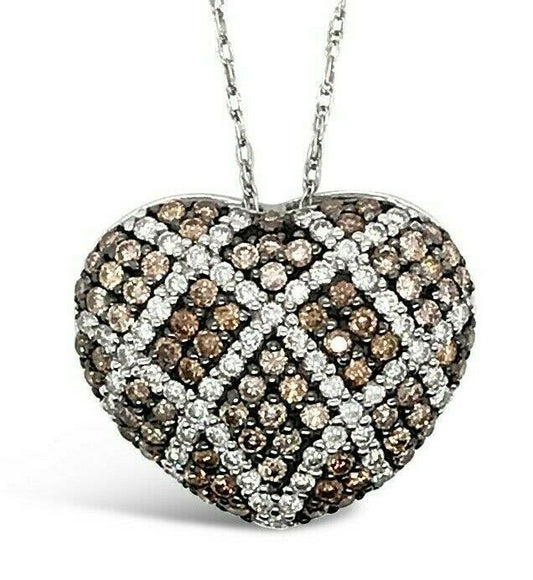 Le Vian Grand Sample Sale Pendant featuring Chocolate Diamonds, Vanilla Diamonds set in 14K Vanilla Gold - BirthStone.com