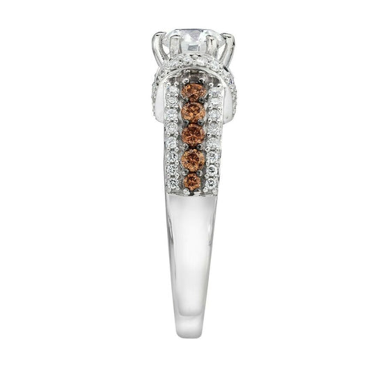 1 1/3 cts White Diamond Ring in 14K White Gold by Le Vian