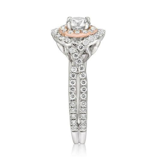 1 1/4 cts White Diamond Ring in 14K Two Tone Gold by Le Vian