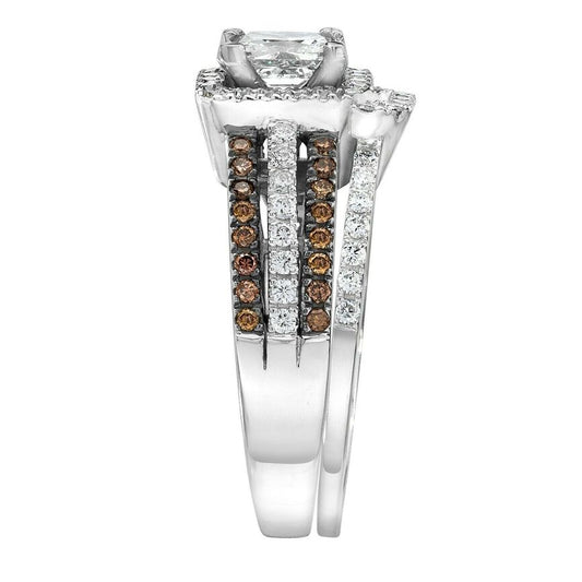 1 1/2 cts White Diamond Ring in 14K White Gold by Le Vian