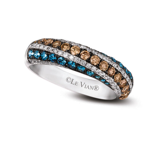 1 cts White Diamond Ring in 14K White Gold by Le Vian