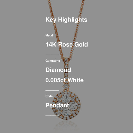 Le Vian Grand Sample Sale Pendant featuring Vanilla Diamonds set in 14K Strawberry Gold