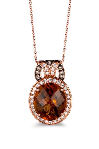 Chocolate Quartz Necklace Levian Chocolate Diamond Necklaces Le