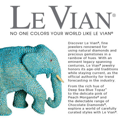 LeVian® Earrings Vanilla Diamonds® 14K Strawberry Gold®