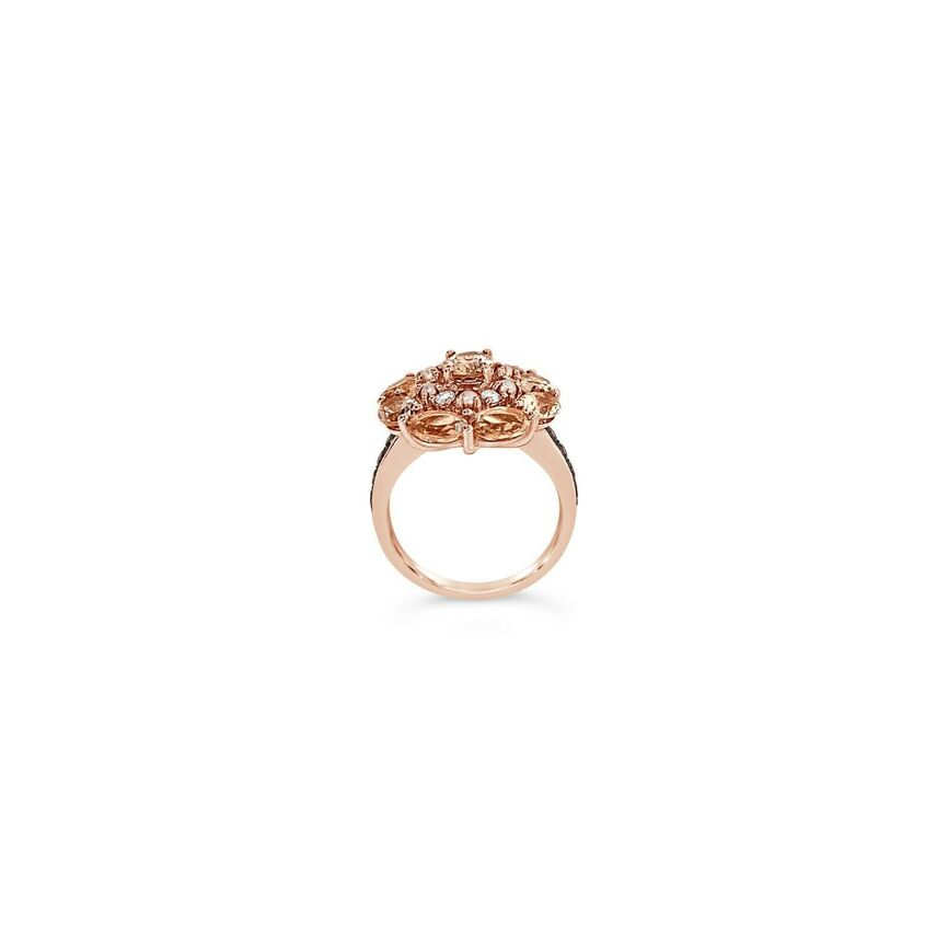 Le Vian Red Carpet® Ring - Morganite, Brown/White Diamonds 14K Rose Gold