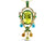 LeVian 14K Yellow Gold Lemon Quartz Blue Topaz Gemstone Diamond Pendant Necklace