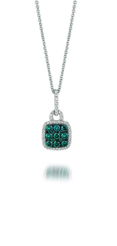 1/2 cts White Diamond Necklace in 14K White Gold by Le Vian