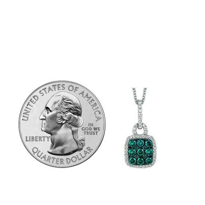 1/2 cts White Diamond Necklace in 14K White Gold by Le Vian