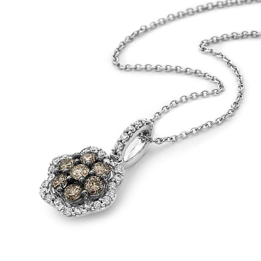 5/8 cts White Diamond Necklace in 14K White Gold by Le Vian - BirthStone.com