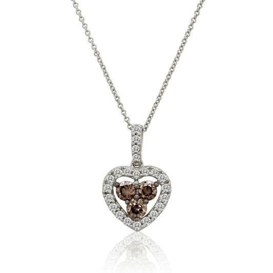 1 cts White Diamond Necklace in 14K White Gold by Le Vian - BirthStone.com