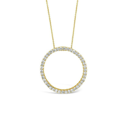 2 cts White Diamond Necklace in 18K Yellow Gold by Le Vian - BirthStone.com