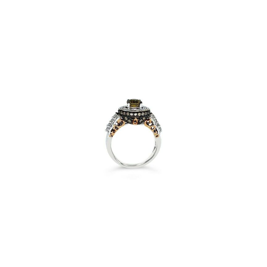 2 1/4 cts Yellow Sapphire and Diamond Ring in 14K Two Tone Gold by Le Vian - BirthStone.com