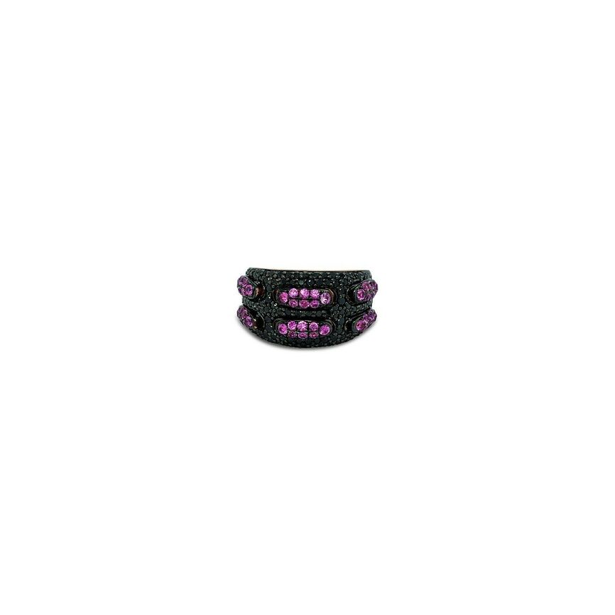 1 7/8 cts Pink Sapphire and Diamond Ring in 14K Rose Gold by Le Vian - BirthStone.com