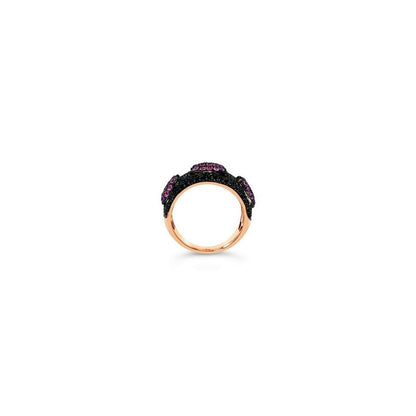 1 7/8 cts Pink Sapphire and Diamond Ring in 14K Rose Gold by Le Vian - BirthStone.com