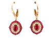 Le Vian Creme Brulee® Earrings- Passion Ruby™ Nude Diamonds 14K Strawberry Gold®