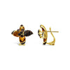 Le Vian® Earrings - Cinnamon Citrine® Chocolate Diamonds® - 14K Honey Gold™