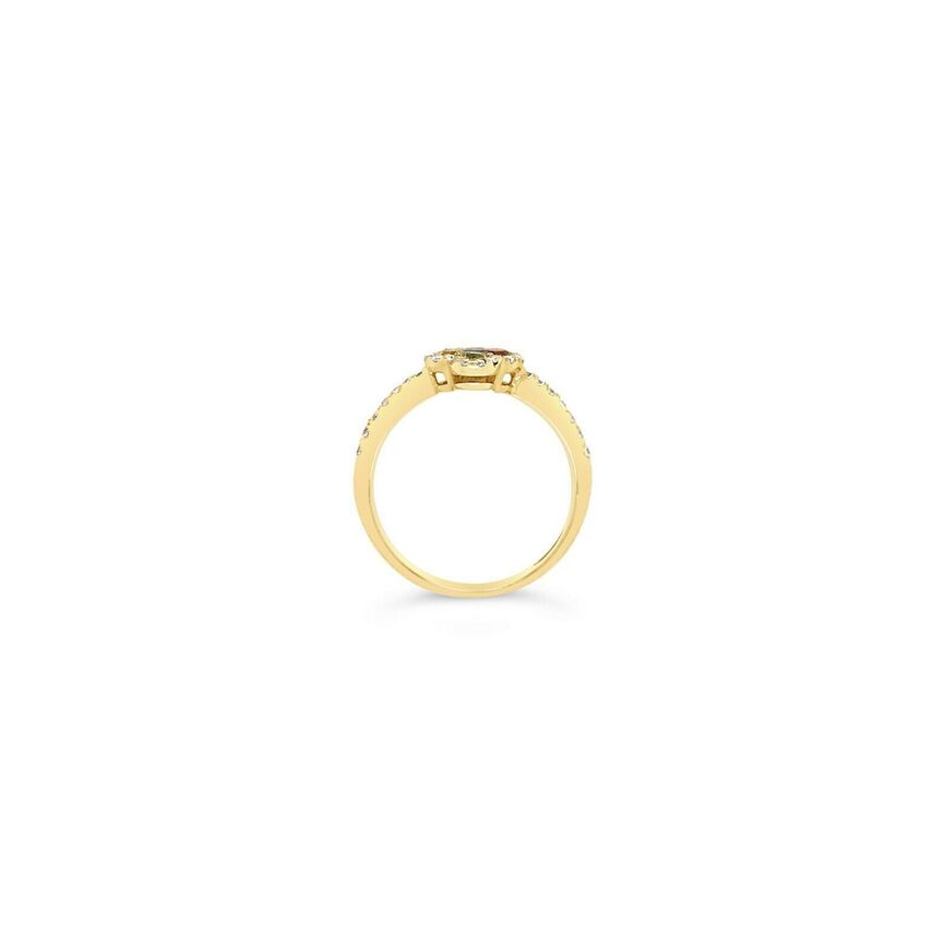 3/8 cts White Diamond Ring in 14K Yellow Gold by Le Vian - BirthStone.com