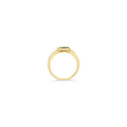 3/8 cts White Diamond Ring in 14K Yellow Gold by Le Vian - BirthStone.com