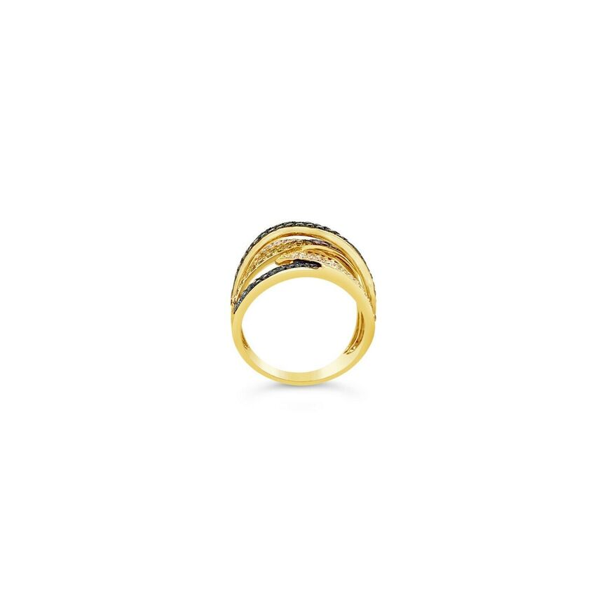 1 1/2 cts White Diamond Ring in 14K Yellow Gold by Le Vian - BirthStone.com