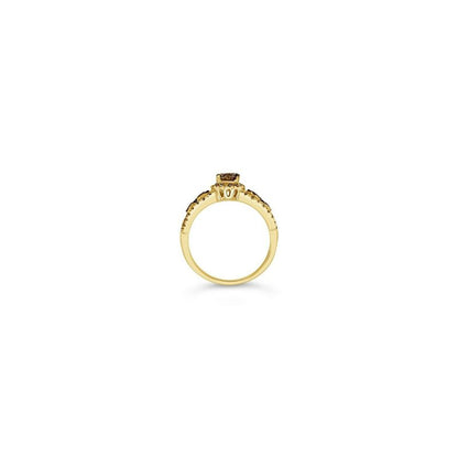 3/4 cts Chocolate Diamond Ring in 14K Yellow Gold by Le Vian - BirthStone.com