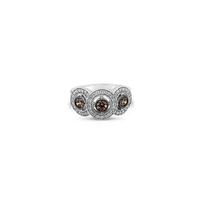 3/4 cts White Diamond Ring in 14K White Gold by Le Vian - BirthStone.com