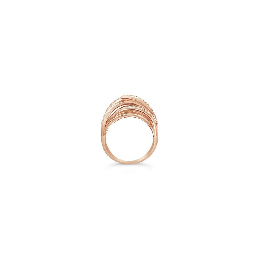 1 cts White Diamond Ring in 14K Rose Gold by Le Vian - BirthStone.com