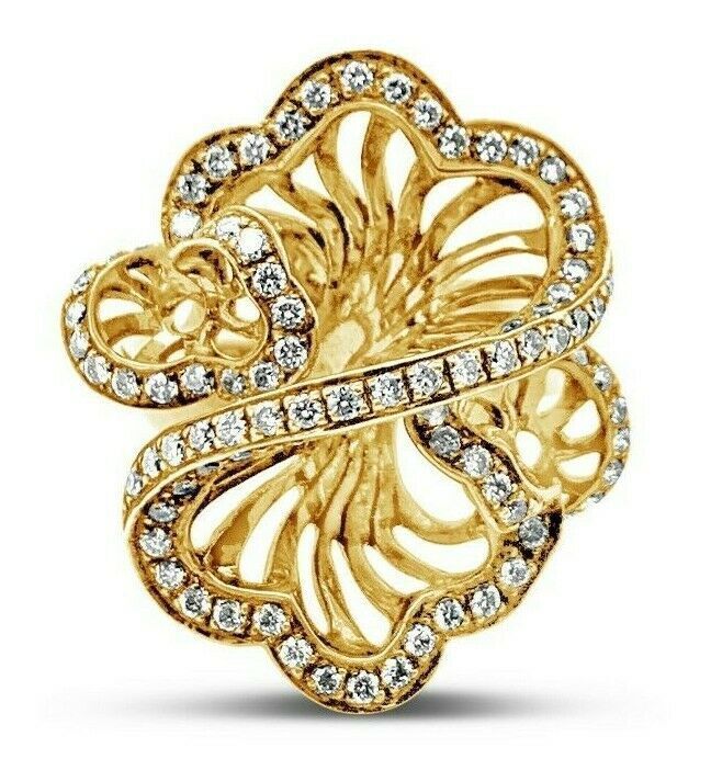 Le Vian Chocolatier® Ring featuring Vanilla Diamonds® - 14K Chocolate Gold