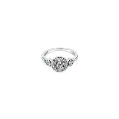 3/8 cts White Diamond Ring in 14K White Gold by Le Vian - BirthStone.com