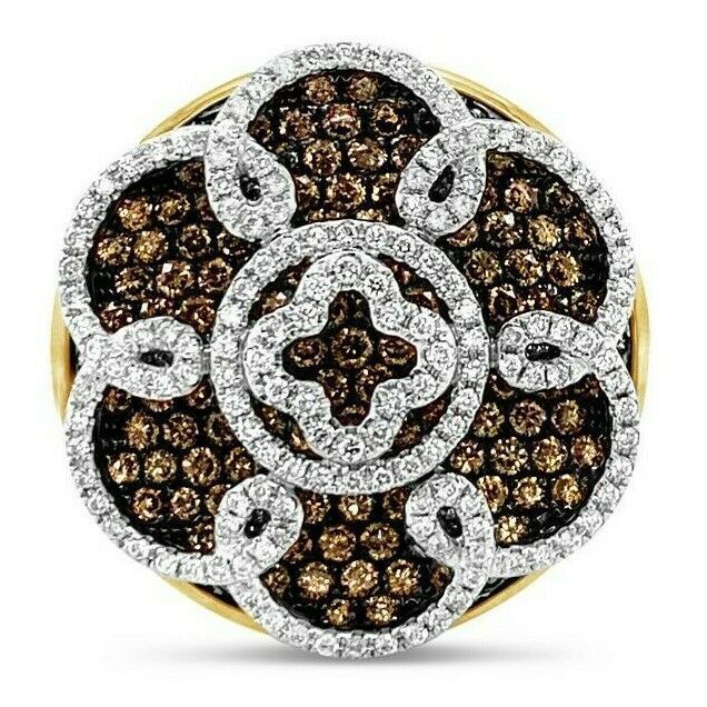 2 5/8 cts White Diamond Ring in 18K Two Tone Gold by Le Vian - BirthStone.com