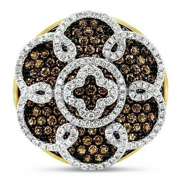 Le Vian Chocolatier® Ring - Chocolate/Vanilla Diamonds® - 18K Two Tone Gold
