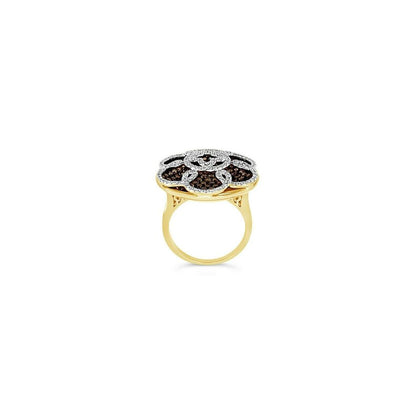 Le Vian Chocolatier® Ring - Chocolate/Vanilla Diamonds® - 18K Two Tone Gold