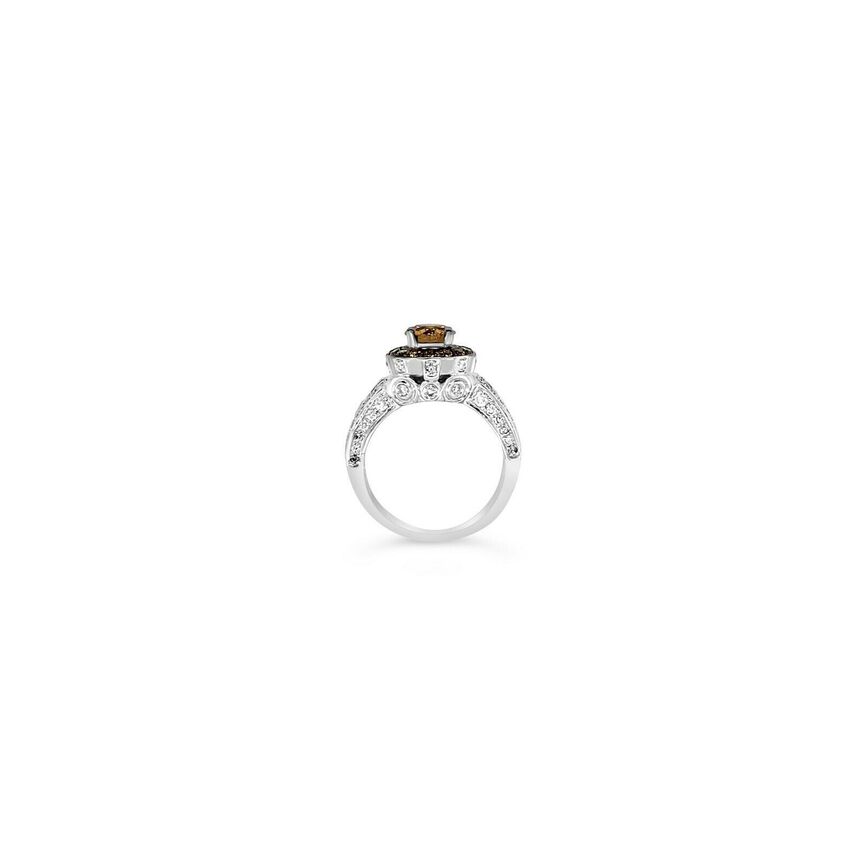 1 1/8 cts Chocolate Diamond Ring in 14K White Gold by Le Vian - BirthStone.com