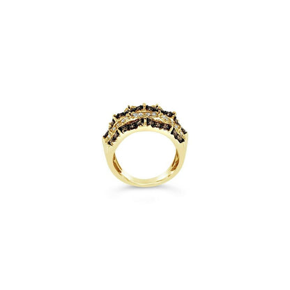 14K YELLOW GOLD DIAMOND  RING