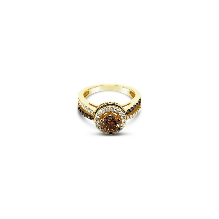 1 1/2 cts White Diamond Ring in 14K Yellow Gold by Le Vian - BirthStone.com