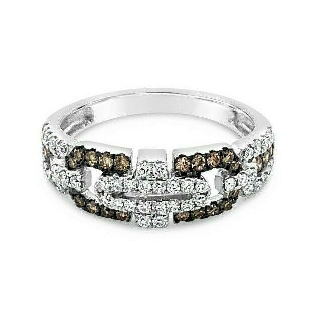 1/2 cts White Diamond Ring in 14K White Gold by Le Vian - BirthStone.com