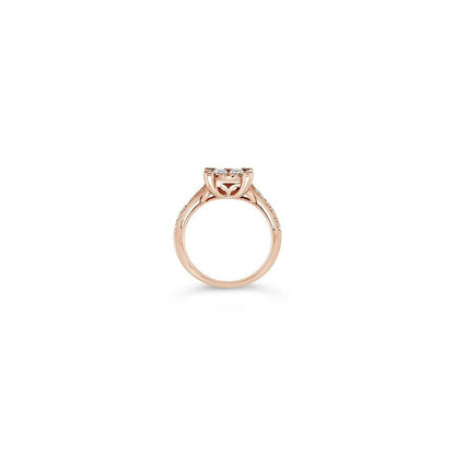 7/8 cts White Diamond Ring in 14K Rose Gold by Le Vian - BirthStone.com