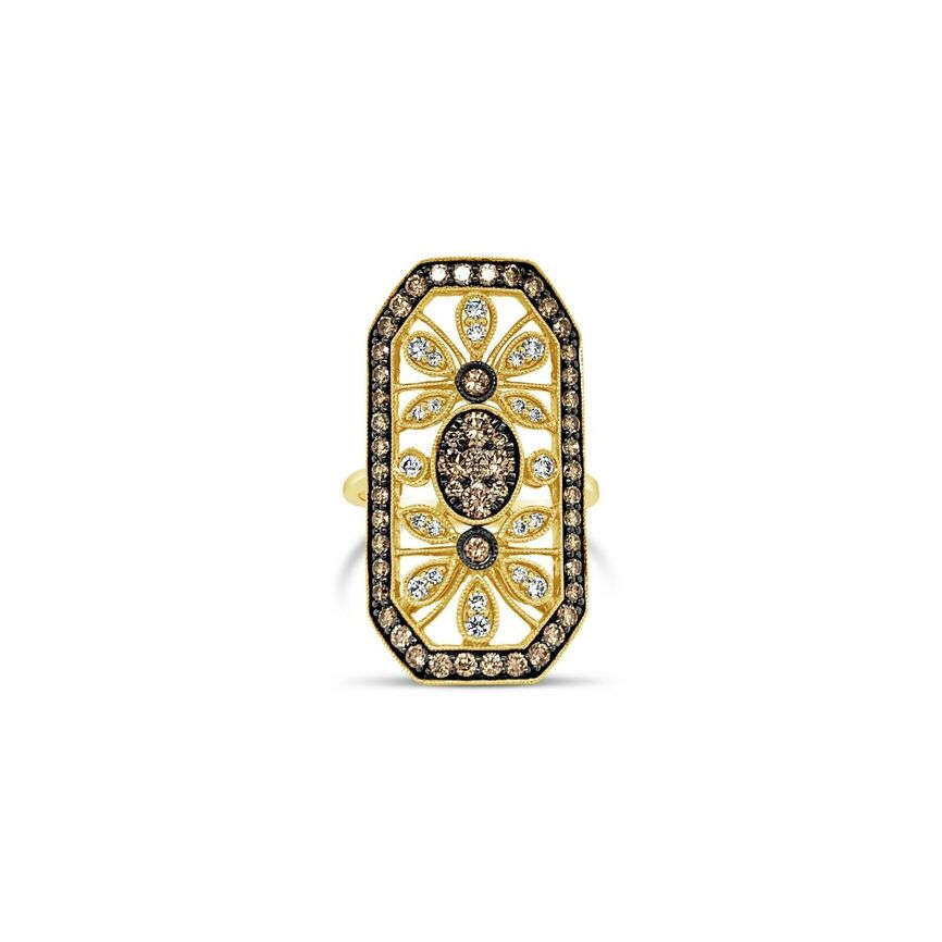 1 1/2 cts White Diamond Ring in 14K Yellow Gold by Le Vian - BirthStone.com