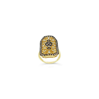 1 1/2 cts White Diamond Ring in 14K Yellow Gold by Le Vian - BirthStone.com