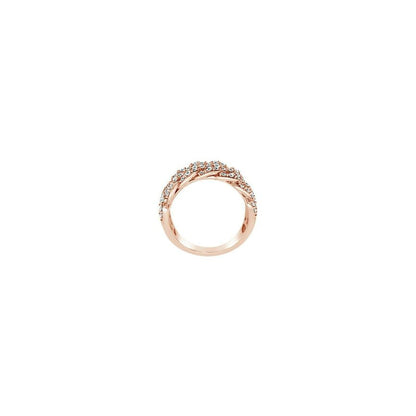 1 1/4 cts White Diamond Ring in 14K Rose Gold by Le Vian - BirthStone.com