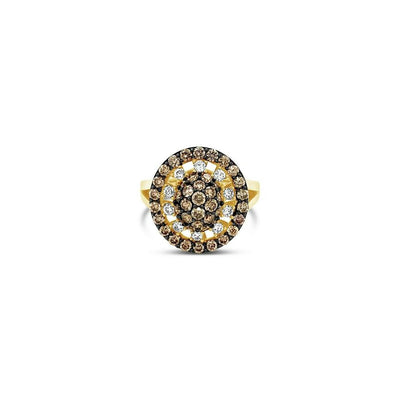 Le Vian® Ring featuring Chocolate Diamonds®, Vanilla Diamonds® - 14K Honey Gold™