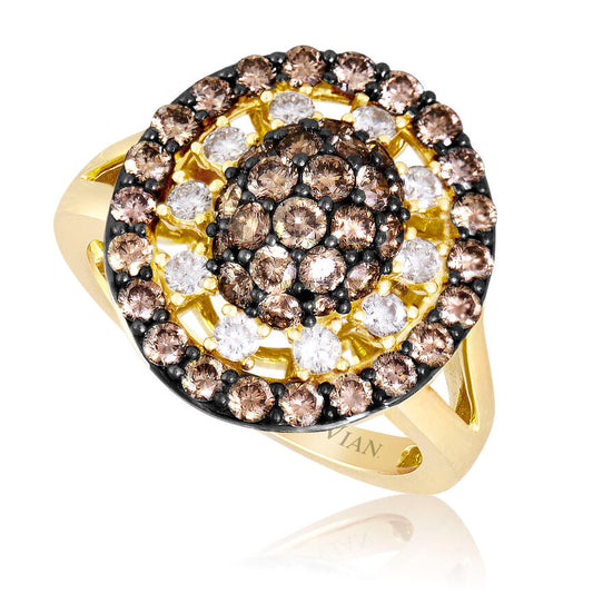 1 3/4 cts White Diamond Ring in 14K Yellow Gold by Le Vian - BirthStone.com