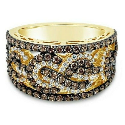 1 1/2 cts White Diamond Ring in 14K Yellow Gold by Le Vian - BirthStone.com