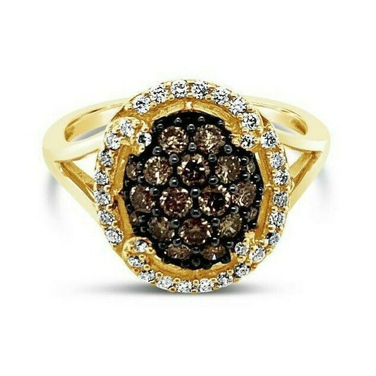 3/4 cts White Diamond Ring in 14K Yellow Gold by Le Vian - BirthStone.com