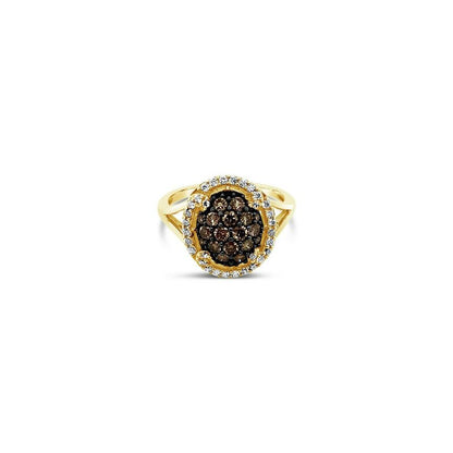 3/4 cts White Diamond Ring in 14K Yellow Gold by Le Vian - BirthStone.com