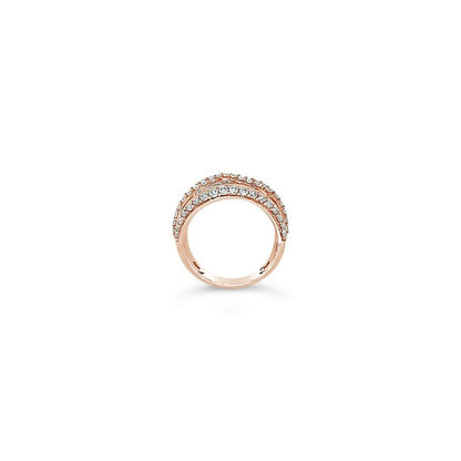 1 1/4 cts White Diamond Ring in 14K Rose Gold by Le Vian - BirthStone.com