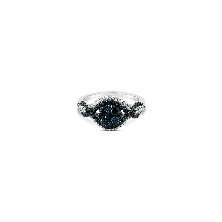 Le Vian Exotics® Ring - Blue Diamonds, Vanilla Diamonds® - 14K Vanilla Gold®