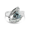 LeVian® Ring Aquamarine Vanilla Diamonds® 14K Vanilla Gold®